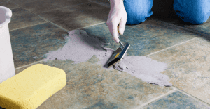 how to clean tile grout