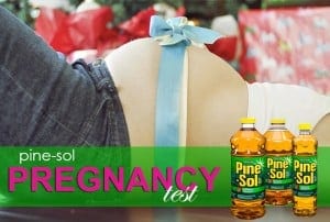 Pine Sol Pregnancy Test