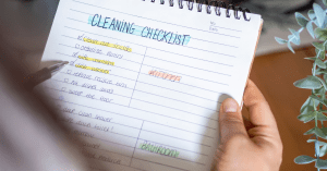 house cleaning checklist