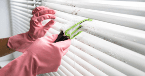 keep your blinds clean