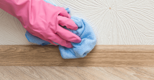 baseboard cleaning