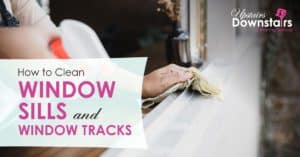 how to clean window sills
