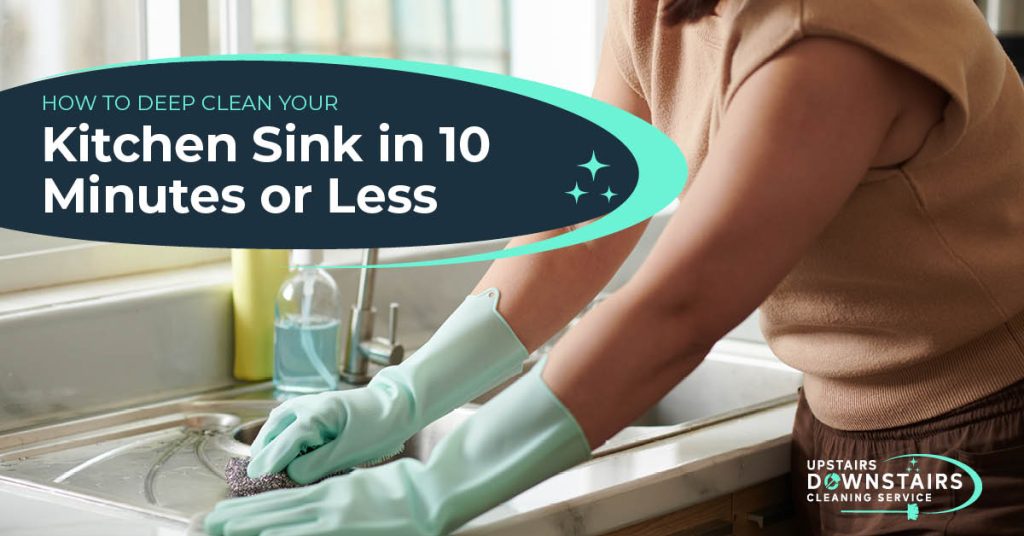 How to Deep Clean Your Kitchen Sink in 10 Minutes or Less Featured 2